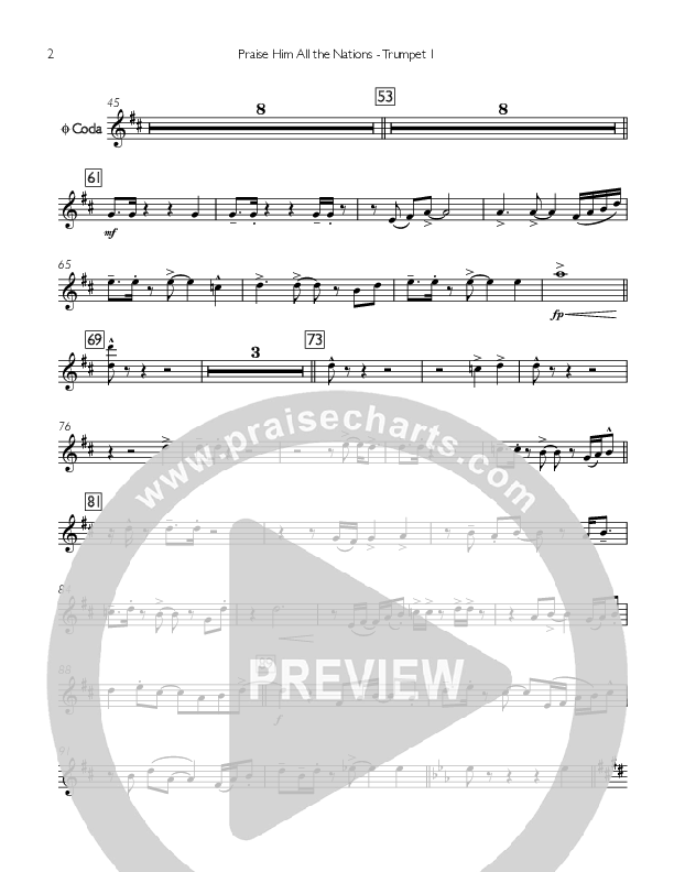 Praise Him All The Nations Trumpet 1 (You Remain)