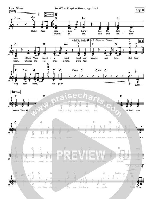 Refuge Lead Sheet (SAT) (Since Then)