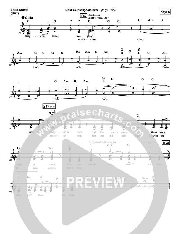 Refuge Lead Sheet (SAT) (Since Then)