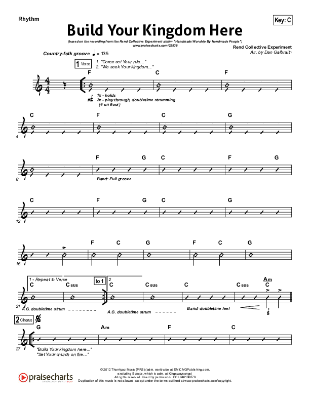 Refuge Rhythm Chart (Since Then)