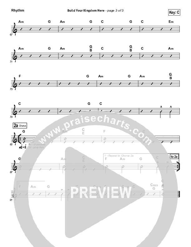 Refuge Rhythm Chart (Since Then)