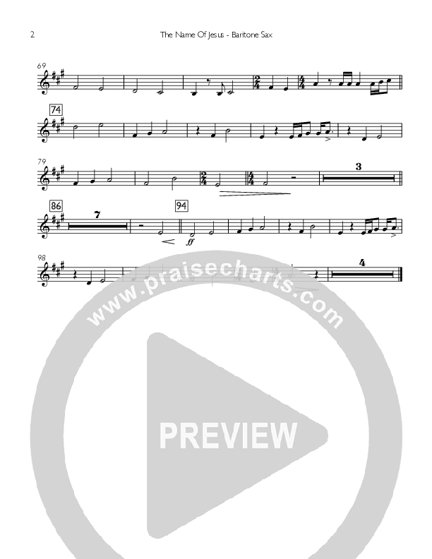 The Name Of Jesus Bari Sax (You Remain)