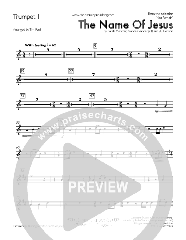 The Name Of Jesus Trumpet 1 (You Remain)