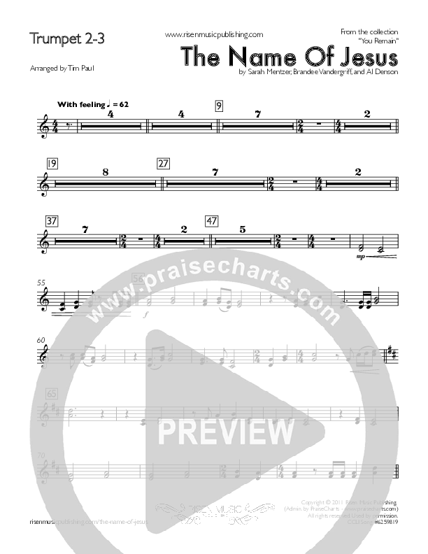 The Name Of Jesus Trumpet 2 (You Remain)