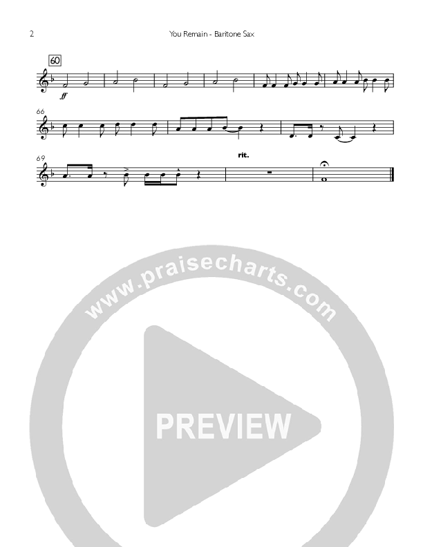 You Remain Bari Sax (You Remain)