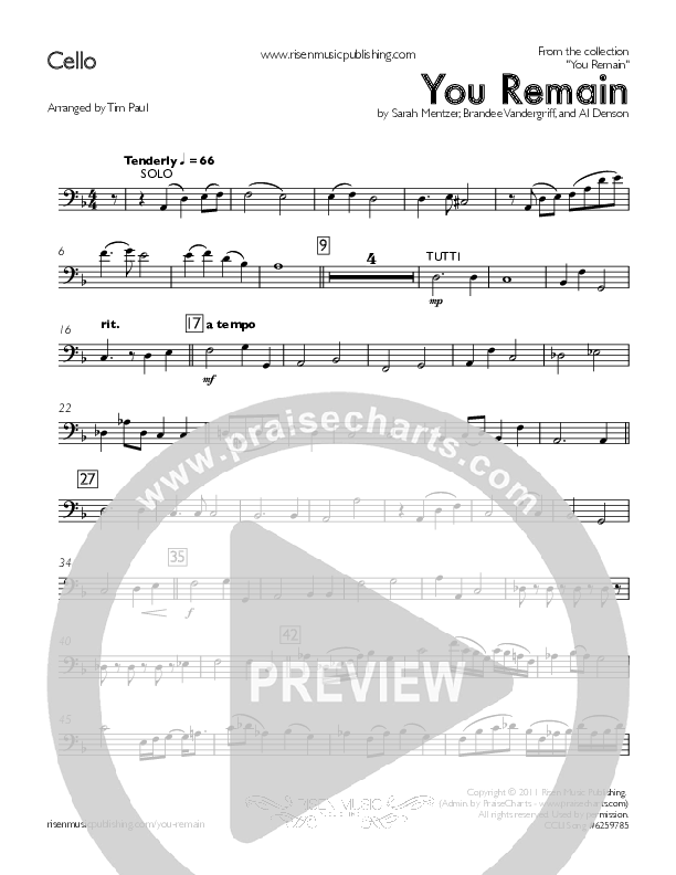 You Remain Cello (You Remain)