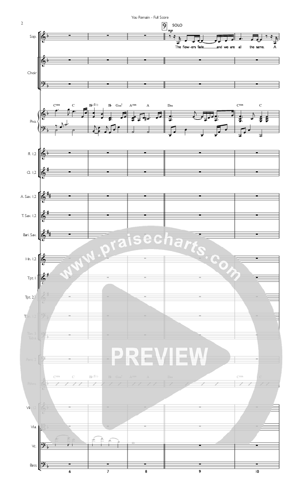 You Remain Conductor's Score (You Remain)