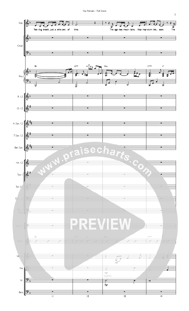 You Remain Conductor's Score (You Remain)