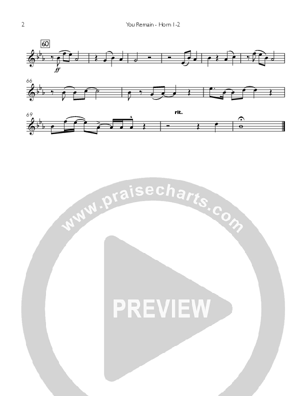 You Remain French Horn 1/2 (You Remain)