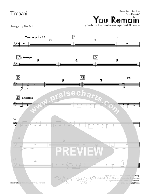 You Remain Timpani (You Remain)