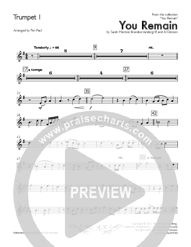 You Remain Trumpet 1 (You Remain)