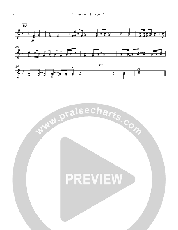 You Remain Trumpet 2/3 (You Remain)