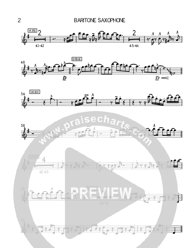 All Of The Glory Bari Sax (Josh Lopez / Jermaine Rodriguez / William McGowen)