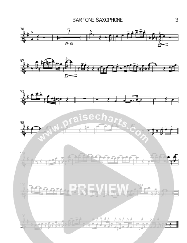 All Of The Glory Bari Sax (Josh Lopez / Jermaine Rodriguez / William McGowen)