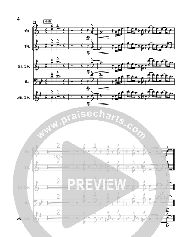 All Of The Glory Conductor's Score (Josh Lopez / Jermaine Rodriguez / William McGowen)