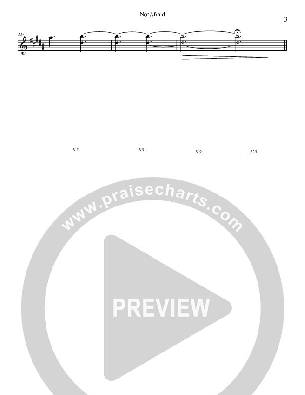 Not Afraid Violin 1 (Josh Lopez)