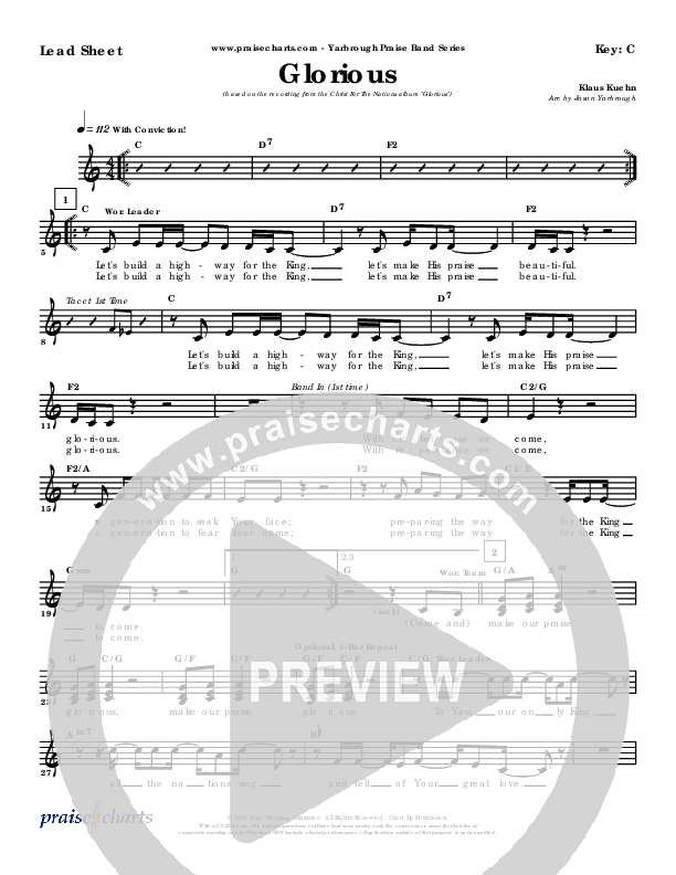 Glorious Lead Sheet (Klaus)