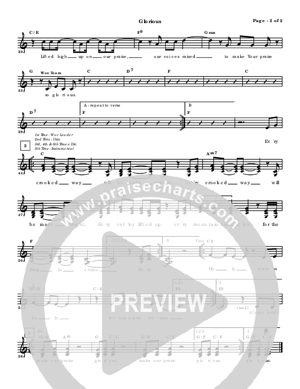 Glorious Lead Sheet (Klaus)