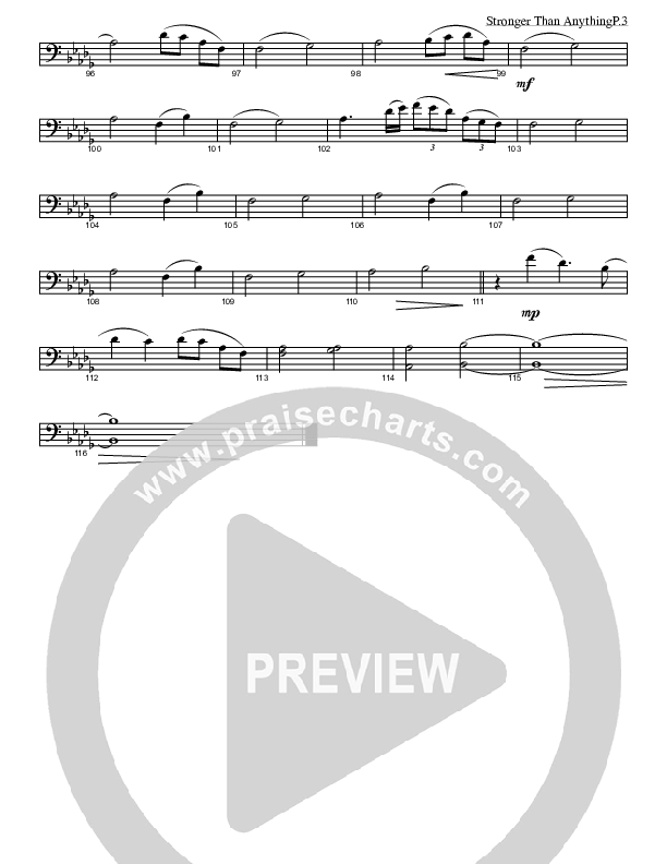 Stronger Than Anything Cello (Josh Lopez / David Davidson)