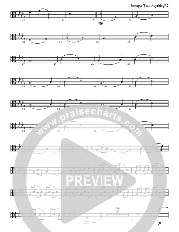 Stronger Than Anything Viola (Josh Lopez / David Davidson)