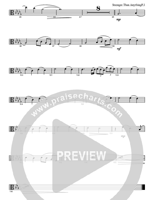 Stronger Than Anything Viola (Josh Lopez / David Davidson)