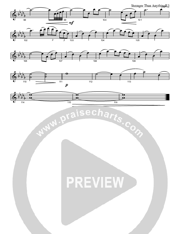 Stronger Than Anything Violin 2 (Josh Lopez / David Davidson)