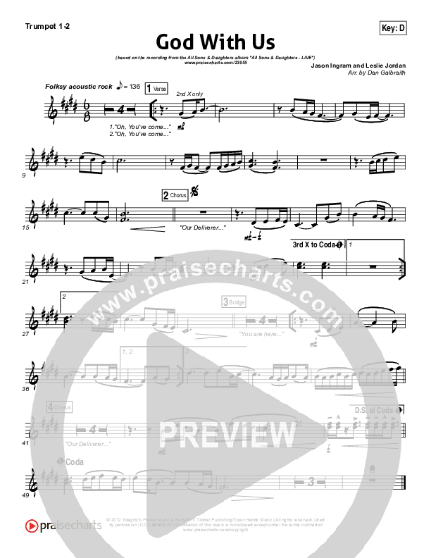 God With Us Brass Pack (All Sons & Daughters)