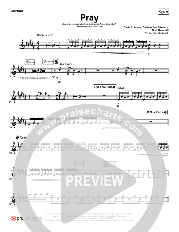 Pray Wind Pack (Sanctus Real)