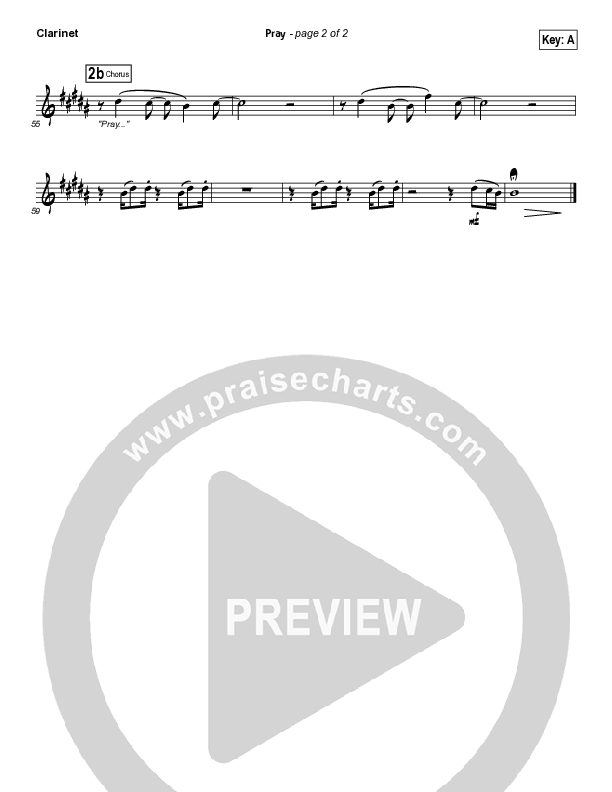 Pray Clarinet (Sanctus Real)