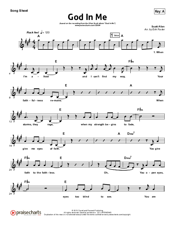 God In Me Lead (SAT) (Allan Scott)