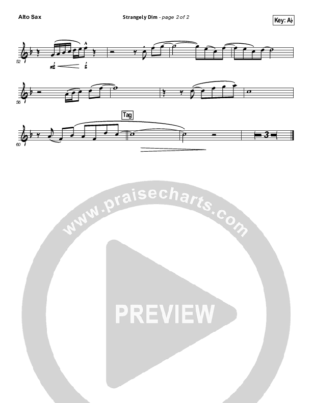 Strangely Dim Alto Sax (Francesca Battistelli)