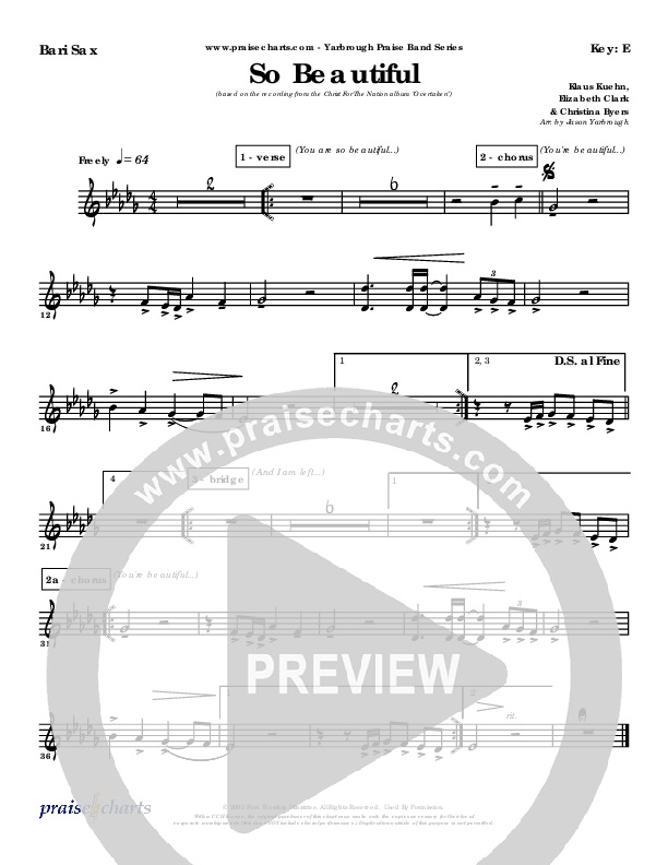 So Beautiful Bari Sax (Klaus)