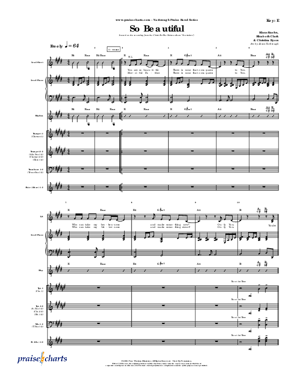 So Beautiful Conductor's Score (Klaus)