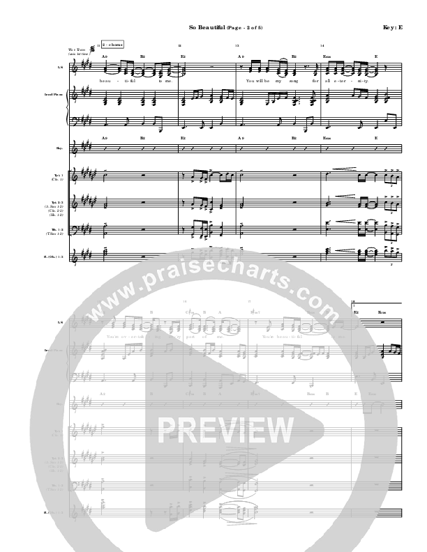 So Beautiful Conductor's Score (Klaus)