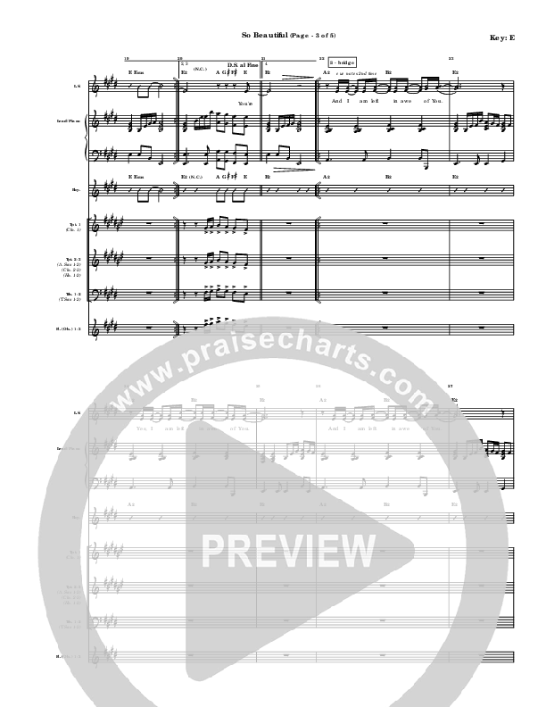 So Beautiful Conductor's Score (Klaus)