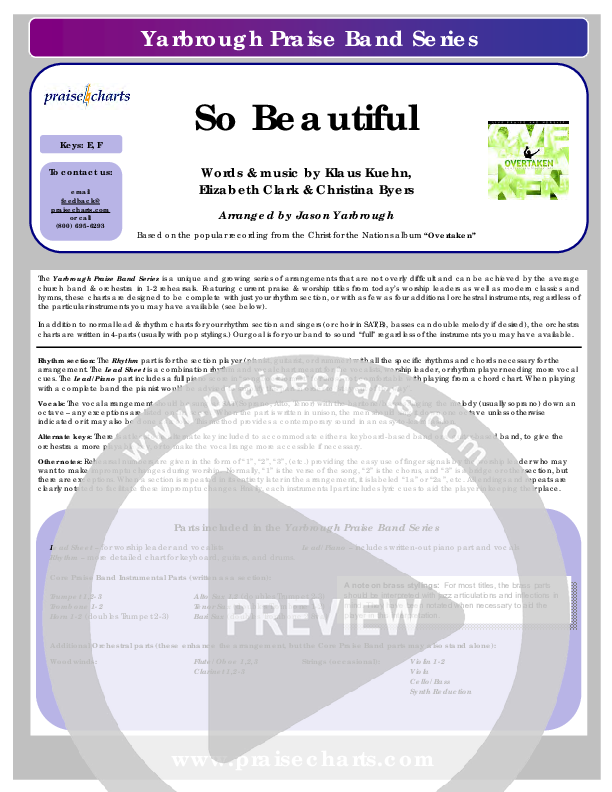 So Beautiful Orchestration (Klaus)