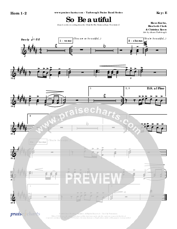 So Beautiful French Horn 1/2 (Klaus)