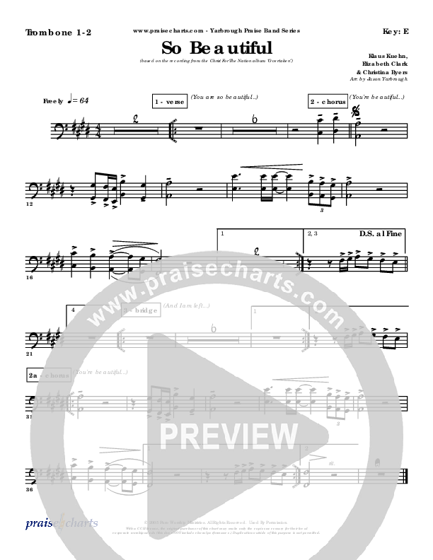 So Beautiful Trombone 1/2 (Klaus)