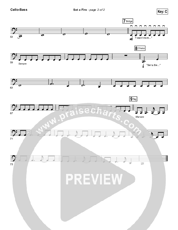 Set A Fire Cello/Bass (Will Reagan / United Pursuit)