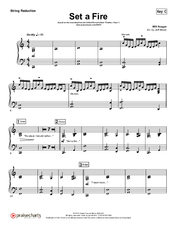 Set A Fire String Pack (Will Reagan / United Pursuit)