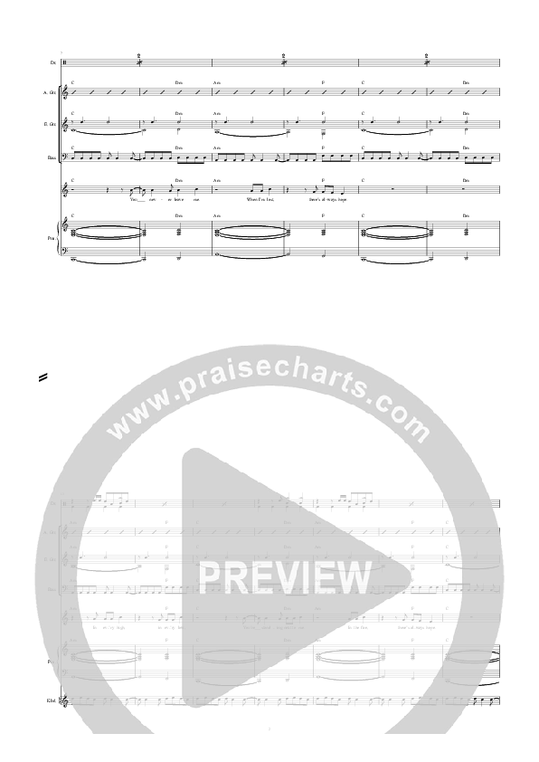 Always Will Conductor's Score (Hillsong Worship)
