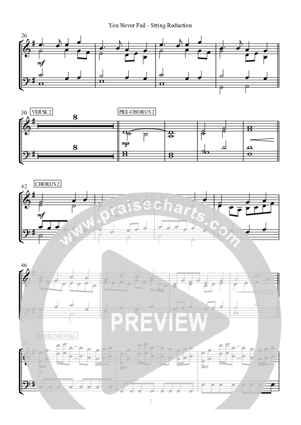 You Never Fail Synth Strings (Hillsong Worship)