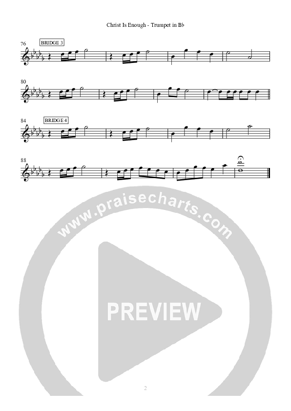 Christ Is Enough Trumpet (Hillsong Worship)