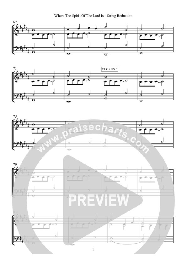 Where The Spirit Of The Lord Is Synth Strings (Hillsong Worship)