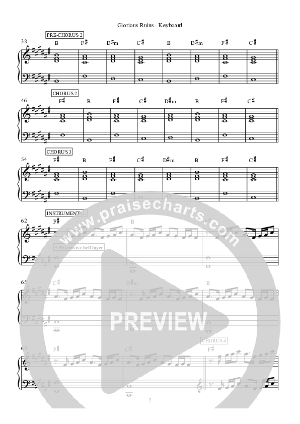 Glorious Ruins Synth (Hillsong Worship)