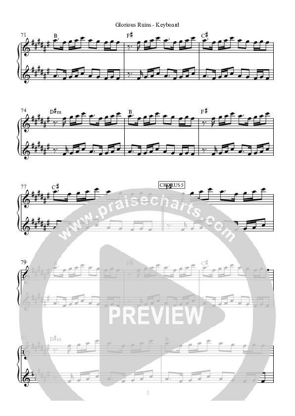 Glorious Ruins Synth (Hillsong Worship)