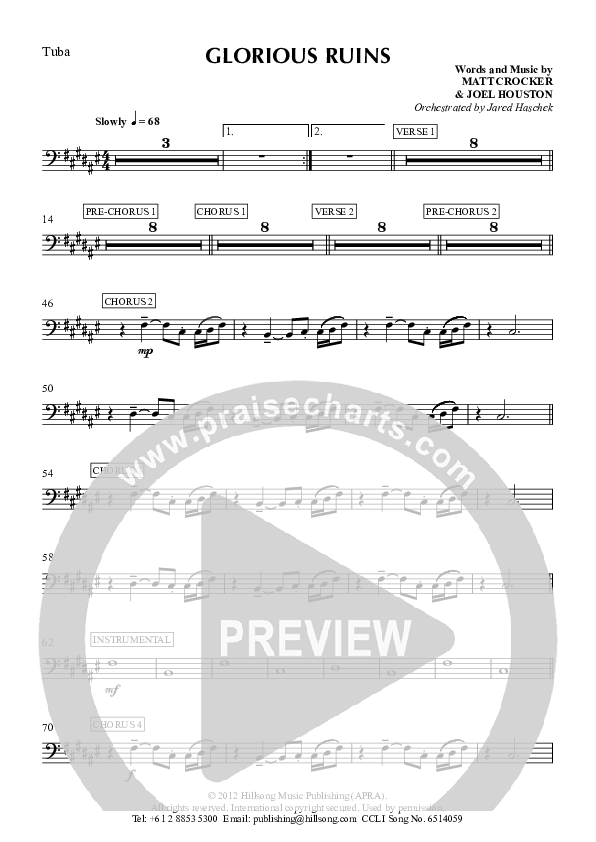 Glorious Ruins Tuba (Hillsong Worship)