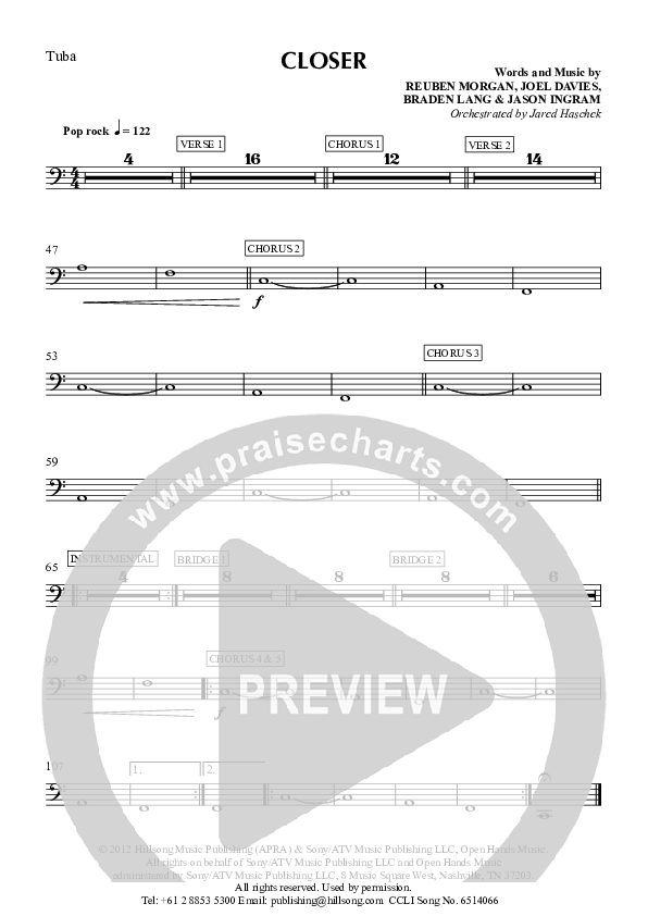 Closer Tuba (Hillsong Worship)