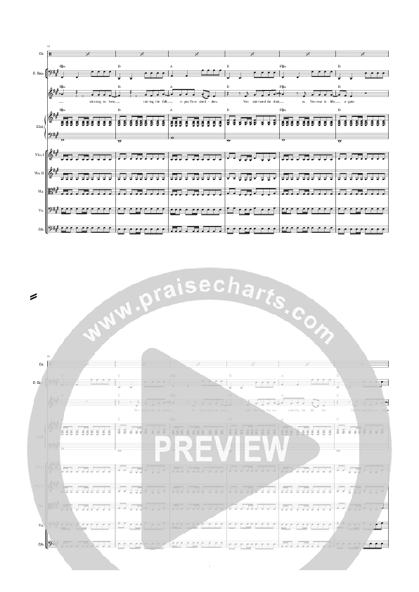 God Who Saves Conductor's Score (Hillsong Worship)