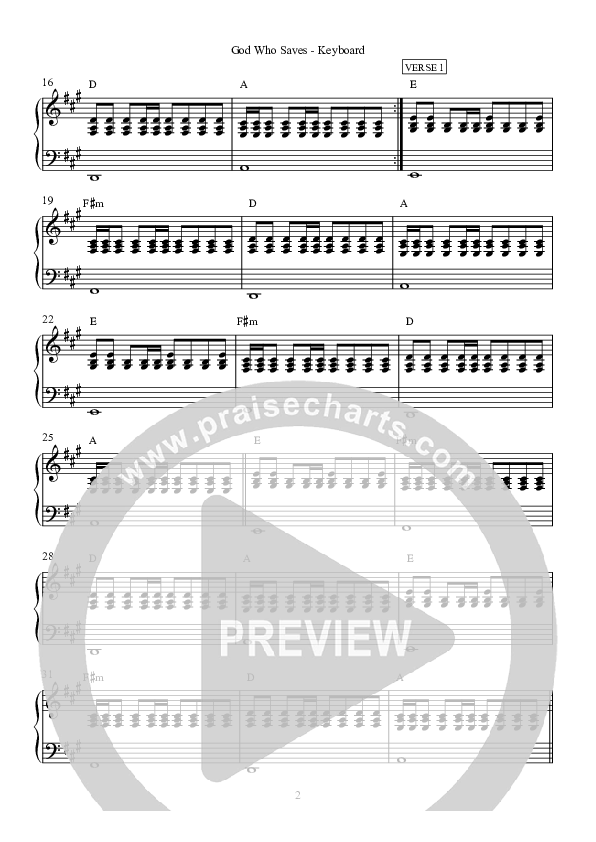 God Who Saves Synth (Hillsong Worship)